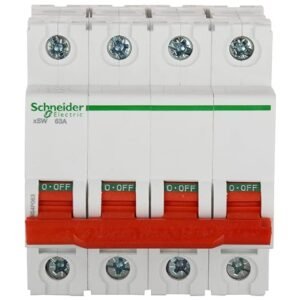 Schneider Electric Acti9 63A 4-Pole MCB Isolator (xSW)