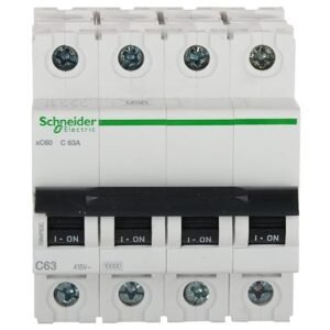 Schneider Electric Acti9 63A 4-Pole MCB(C Curve)