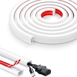 Floor Cable Hider PVC Wire Cord Cover Self Adhesive Cuttable